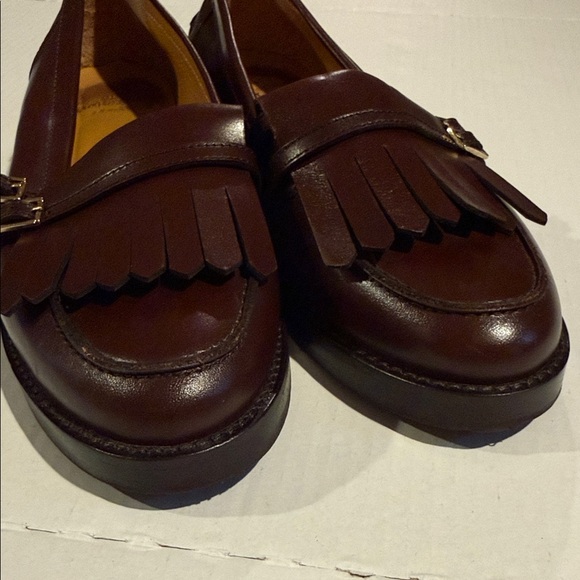 Sezane Brown Leather Loafers - Picture 4 of 6